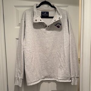 League Light Gray Pullover with Dayton Logo